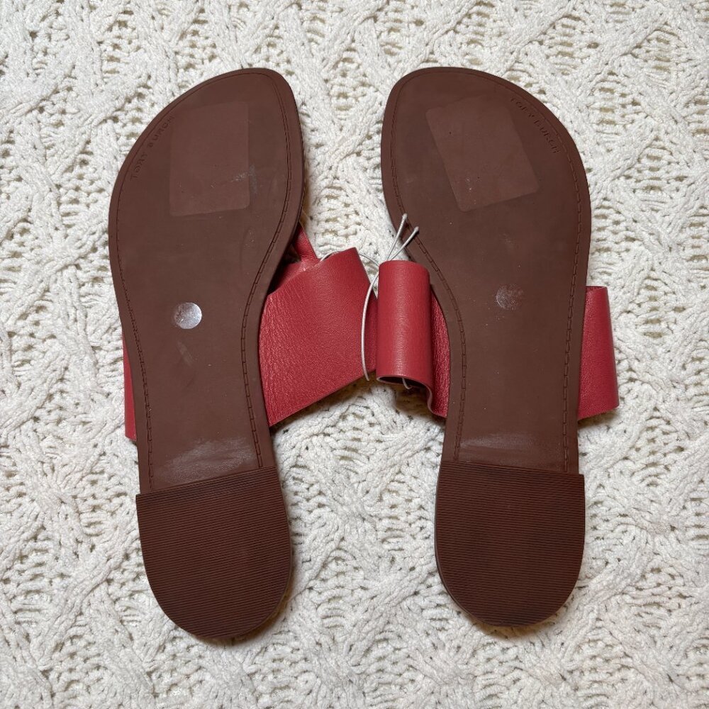Tory Burch Benton Band Flat Sandals -‎ Raspberry Sorbet – Women’s 9.5 - NWOT - Picture 3 of 3